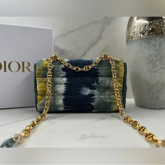 🔥RARE🔥Dior Caro Denim Chain Bag - Picture 2 of 11